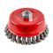 TORK CRAFT Wire Cup Brush Twisted 125mmxm14 With 0.80mm Wire Bulk